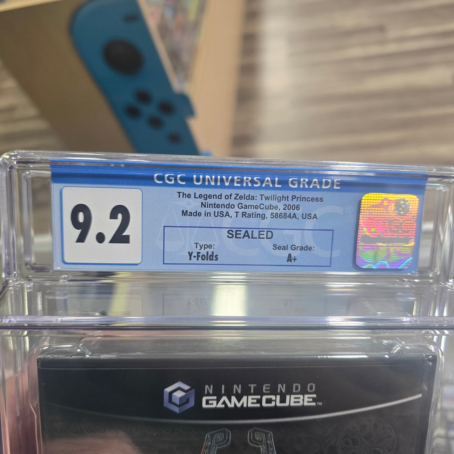 The Legend of Zelda: Twilight Princess GameCube CGC 9.2 A+ FACTORY SEALED