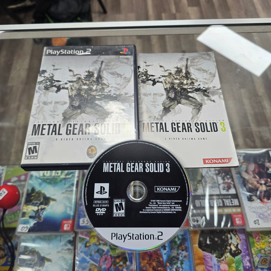 Metal Gear Solid 3 Playstation 2