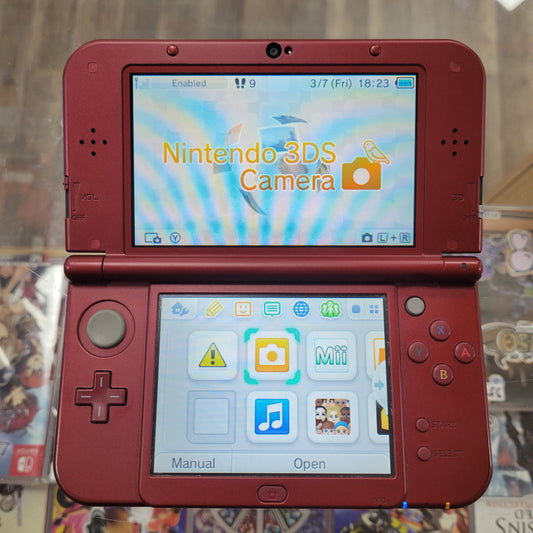 Red New Nintendo 3DS LL JP System