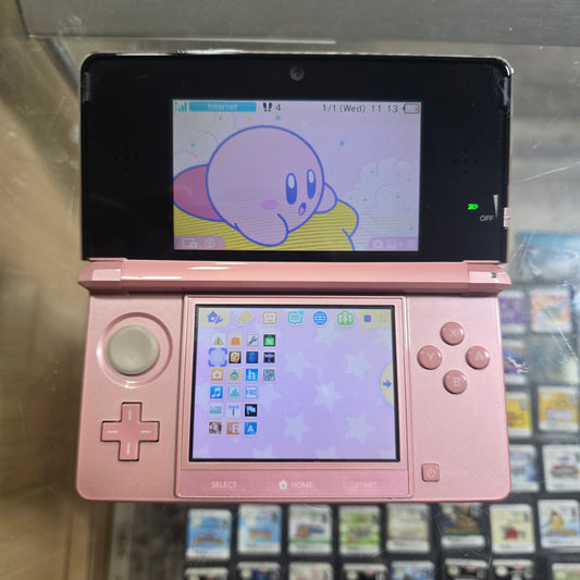 Pink Nintendo 3DS Handheld System with Digital Games