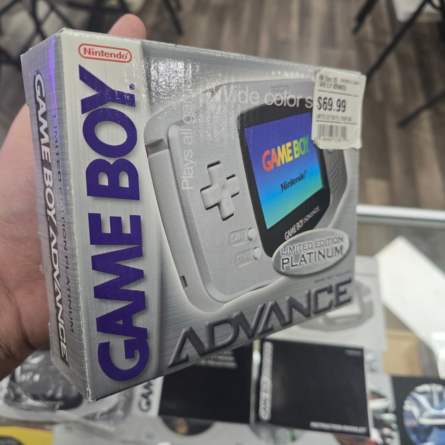 Platinum Limited Edition Nintendo Gameboy Advance System CIB (Very Clean) Nintendo Gameboy Advance