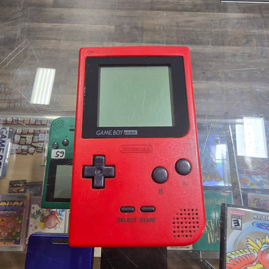 Red Game Boy Pocket Nintendo Gameboy
