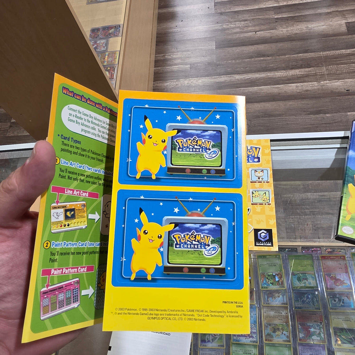 Pokémon Channel (Authentic) Nintendo GameCube With Ereader Cards