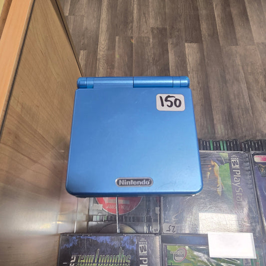 Surf Blue Gameboy Advance SP Handheld with 101 Screen