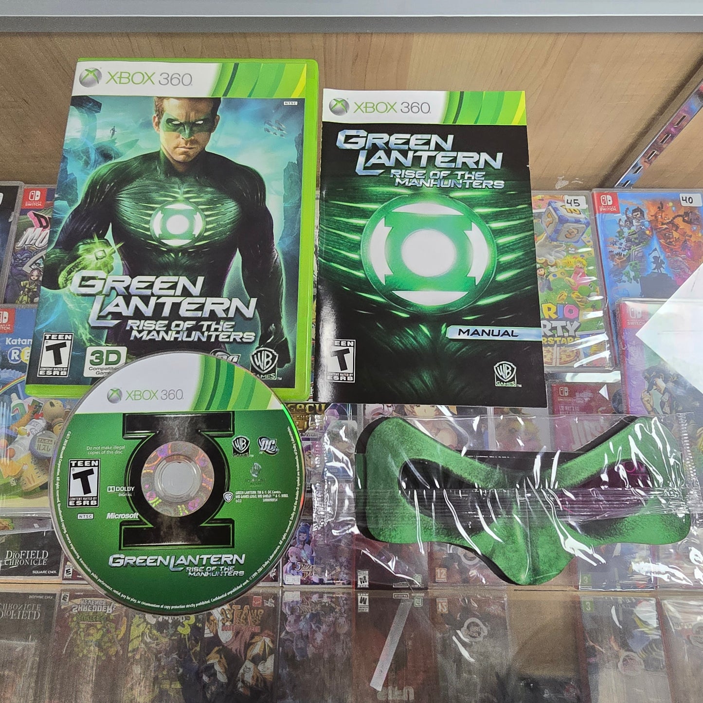 Green Latern Rise of the Manhunters (With Glasses) Xbox 360