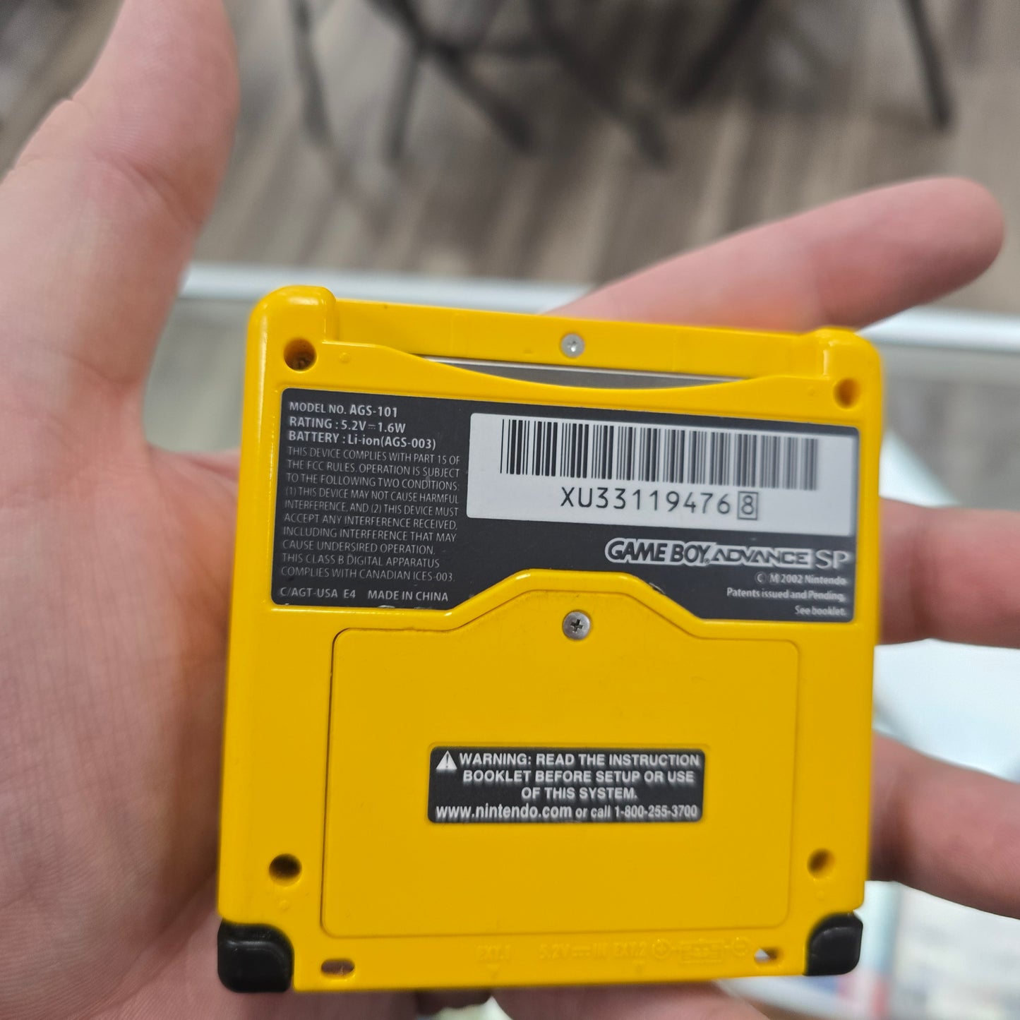 Pikachu Gameboy Advance SP (ToysRUs) (Authentic) Handheld System with Charger