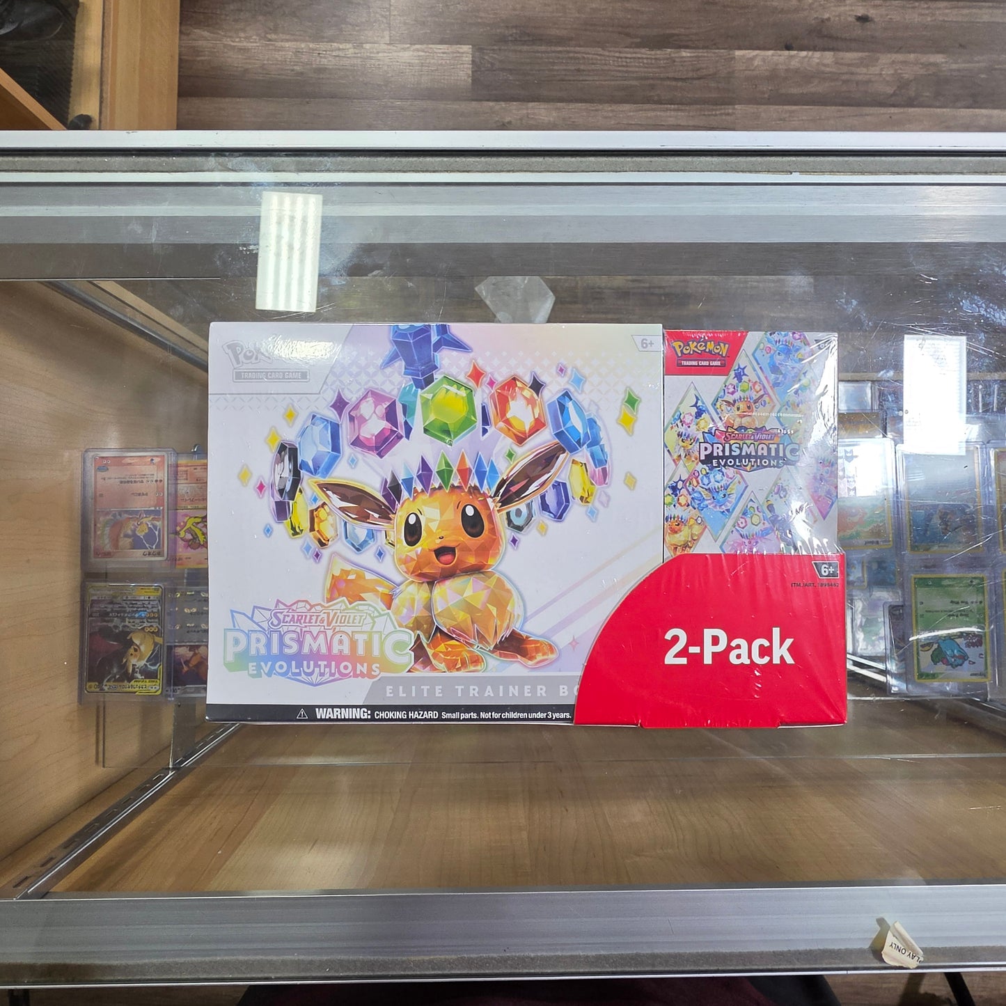 Pokemon Prismatic Evolutions 2-Pack Trainer Box and Booster Bundle (UNOPENED)