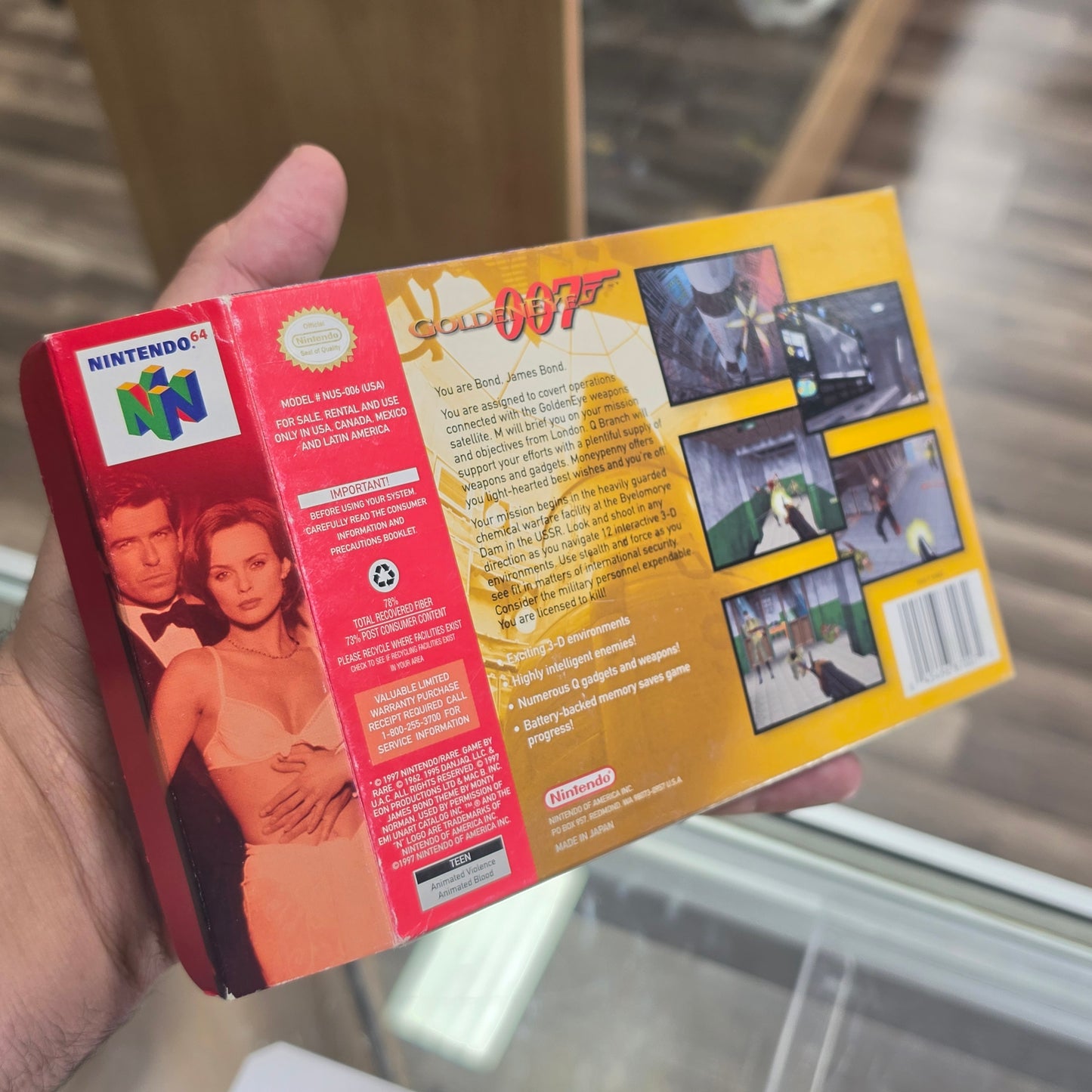007 GoldenEye CIB Nintendo 64
