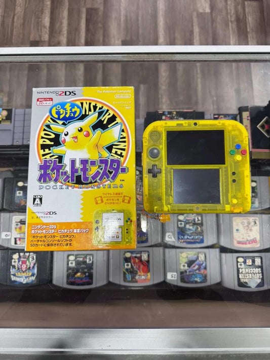 Nintendo 2DS Pokemon Yellow Edition JP Nintendo 3DS (REGION FREE TO US) (DIGITAL GAMES) CIB