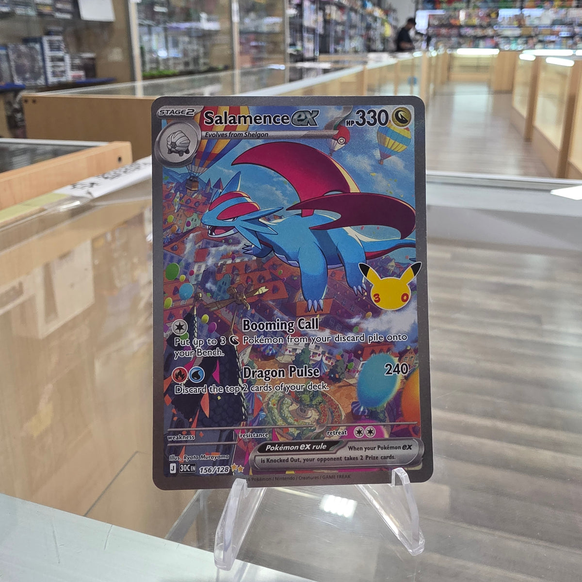 (NM) Salamence ex - 156/128 - ME: 30th Celebration