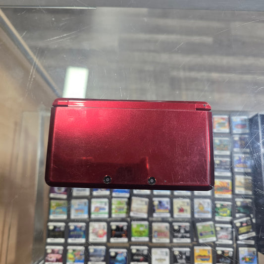 Nintendo 3DS Red Handheld System with Charger