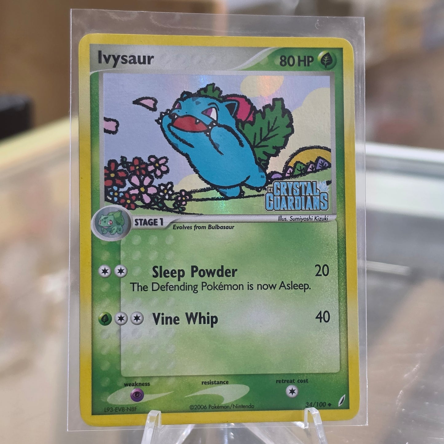 Ivysaur - 034/100 - Crystal Guardians (LP)