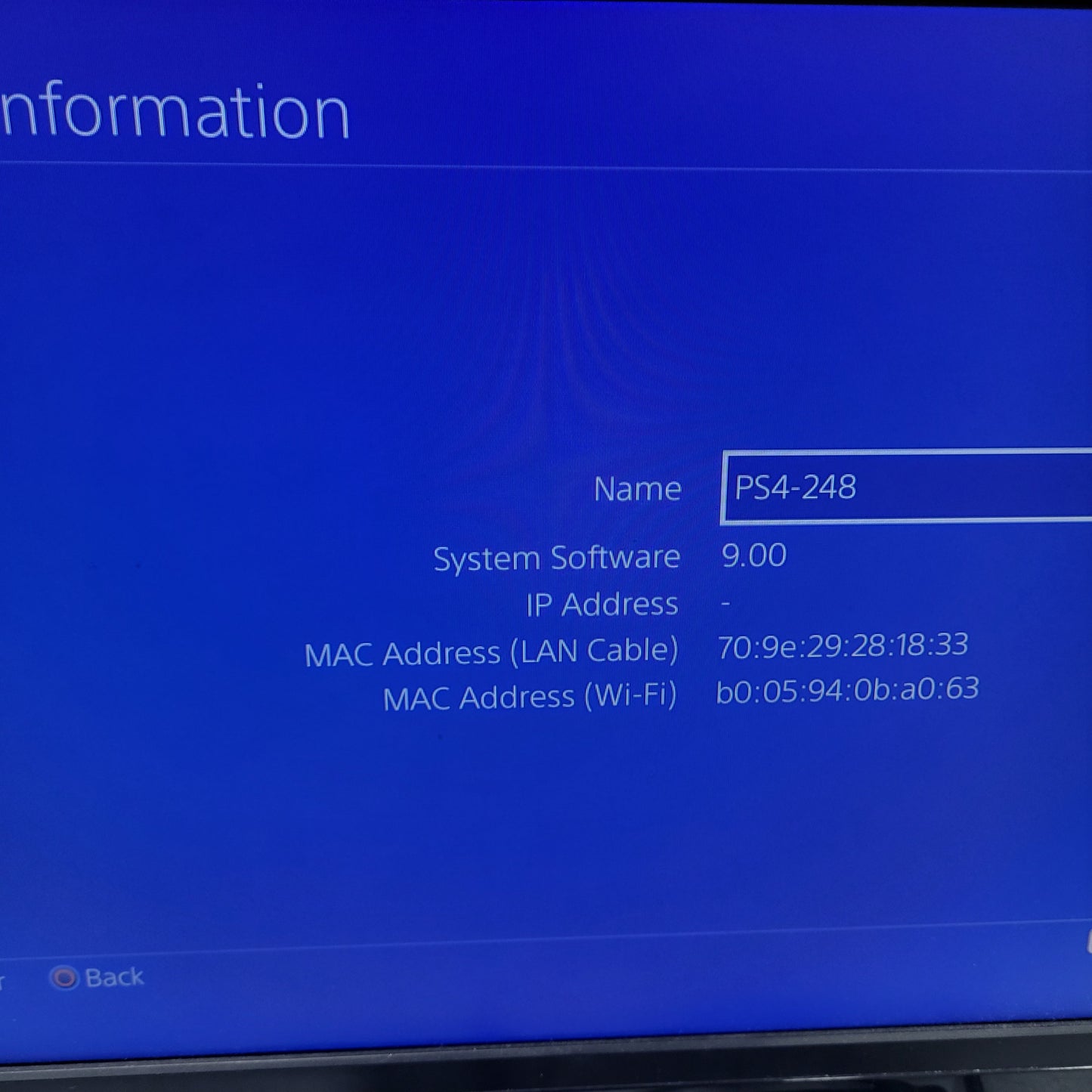 Playstation 4 System [Low Firmware 9.00] Power Cable, HDMI, Controller Included.