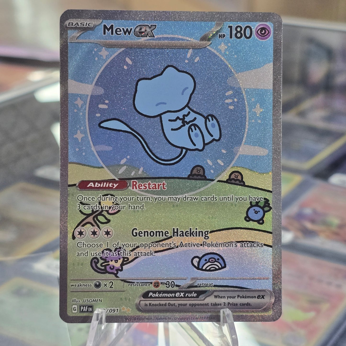 Mew ex - 232/091 - SV: Paldean Fates (NM)