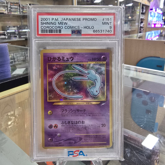 Shining Mew - CoroCoro Promotional Cards (PSA 9)