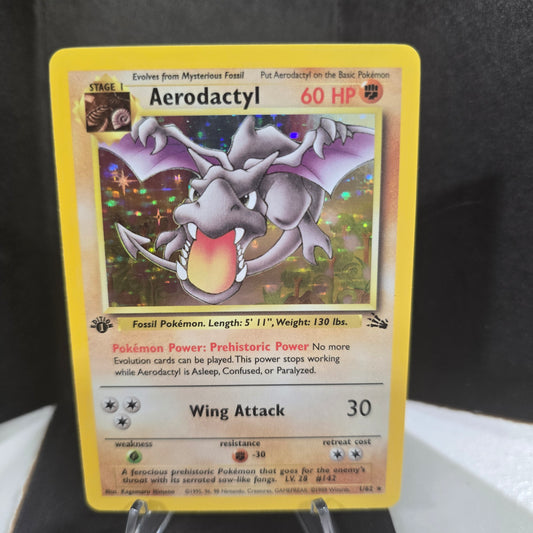 Aerodactyl (1) - Fossil 1st Edition NM