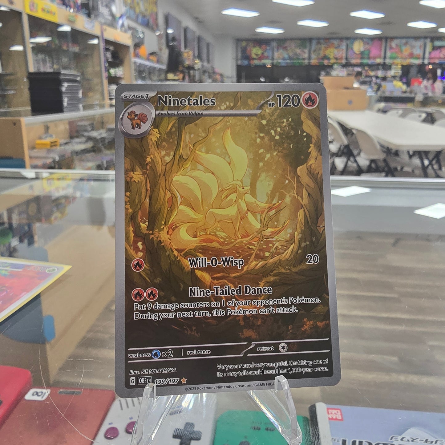 Ninetales -199/197 - SV03: Obsidian Flames (NM)