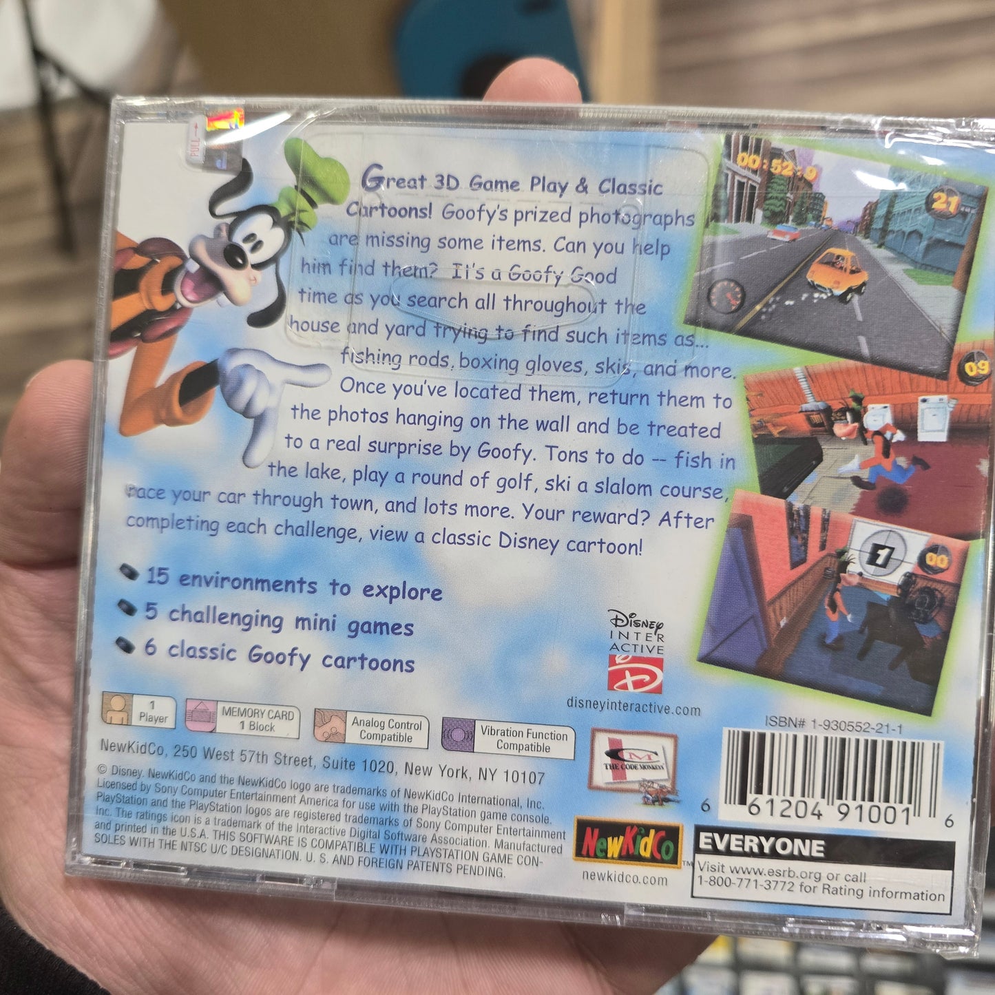 Disney's Goofy's Fun House Playstation 1 (SEALED)