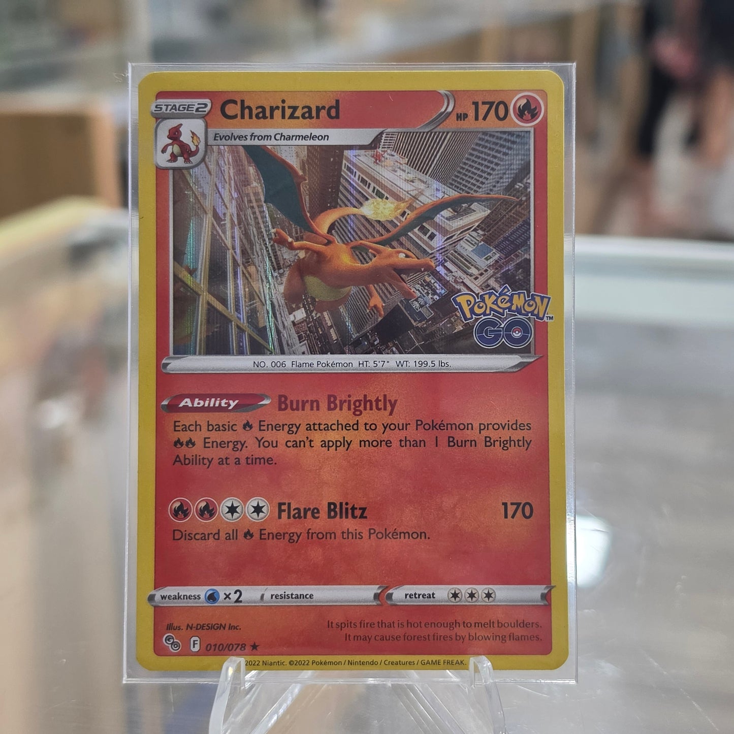 Charizard - Pokemon GO (NM)