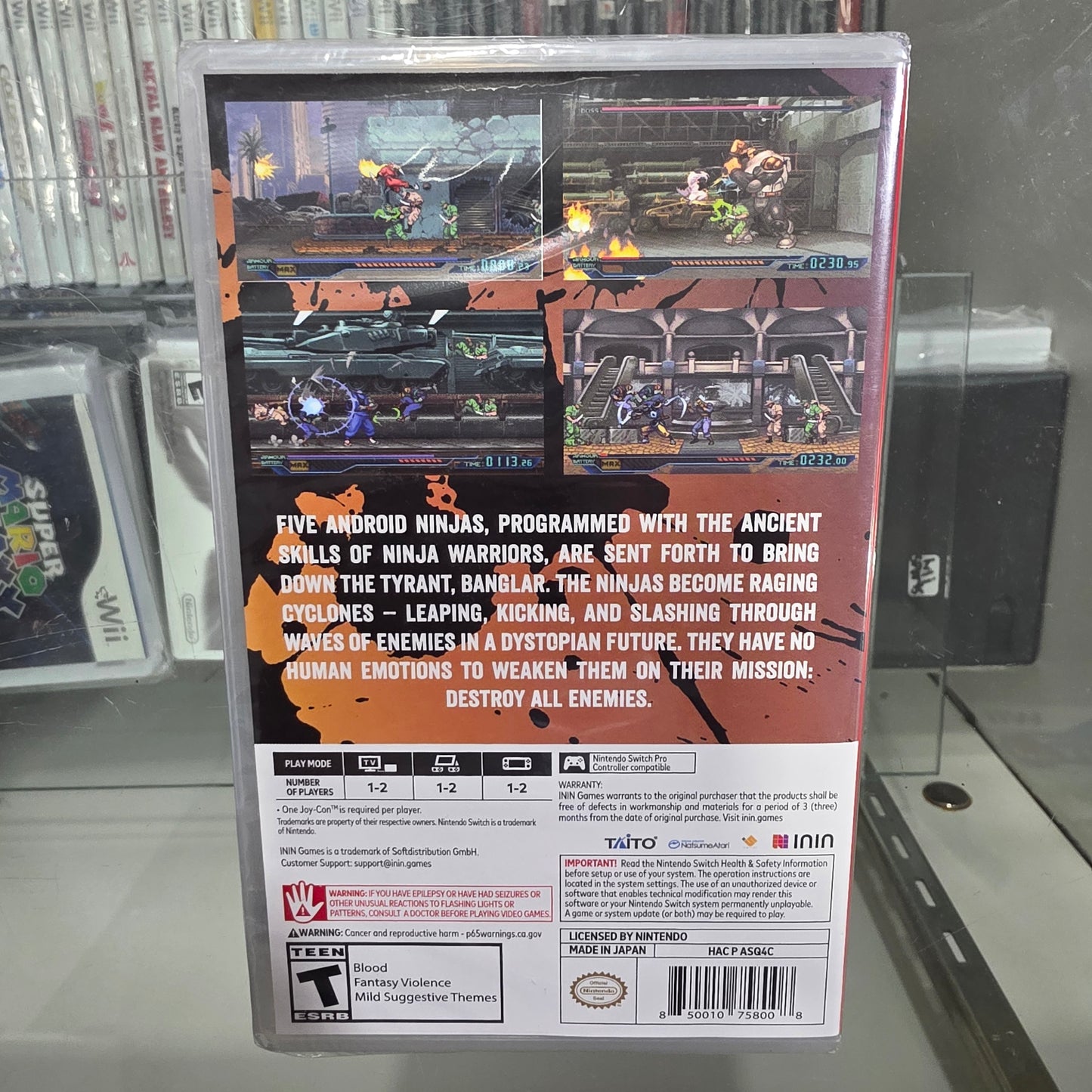 New Sealed Ninja Saviors: Return of the Warriors Nintendo Switch