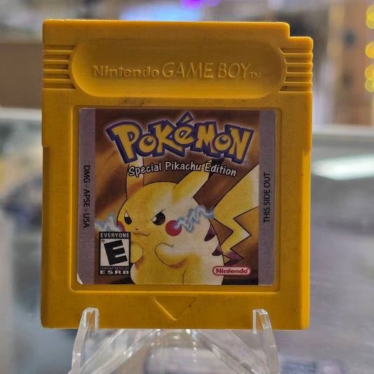 Pokémon Yellow (Replacement Label)(New Battery) (Saves) Nintendo Gameboy