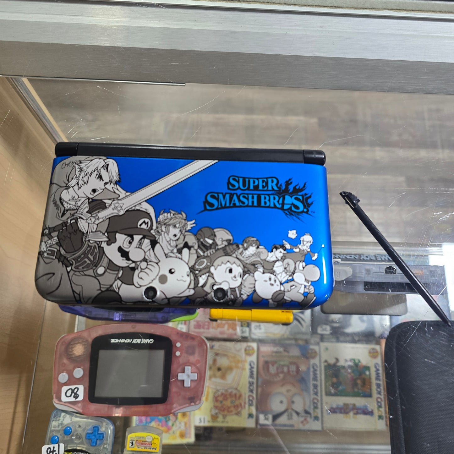 Nintendo 3DS XL Super Smash Bros. Blue Edition Nintendo 3DS Handheld System with Charger (Has Pokémon Bank and Homebrew)