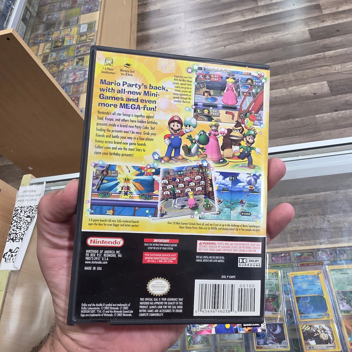 Mario Party 4 (COVER ART and Manual ONLY) Nintendo GameCube