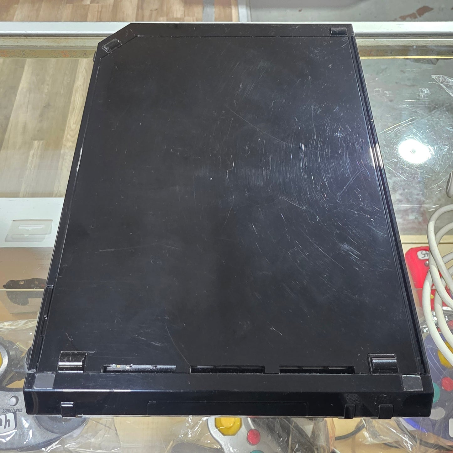 Black Nintendo Wii System [Wii mote Nunchuck Power and Video Cables Included]