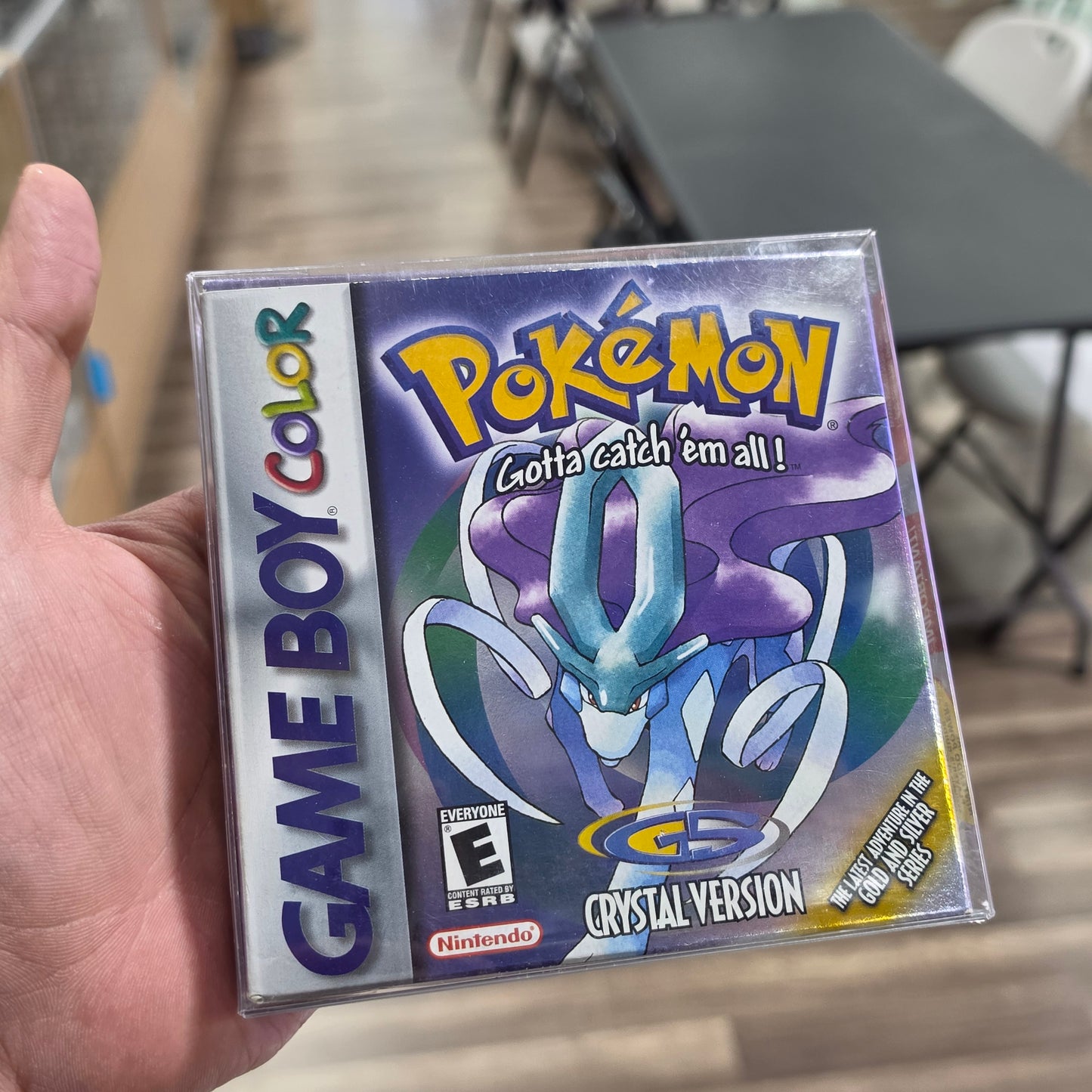 Pokémon Crystal (Authentic) CIB Nintendo Gameboy Color (Clean Box) - Misprint