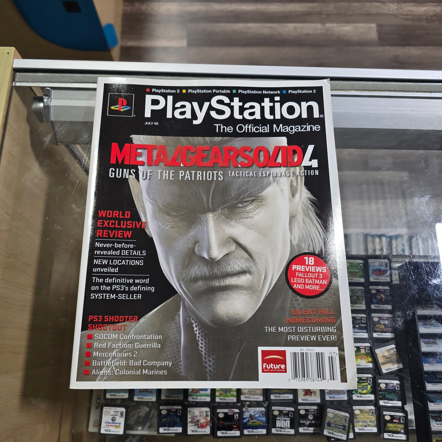 PlayStation The Official Magazine PS3 PS2 July 2008 Metal Gear Solid 4 Issue 008