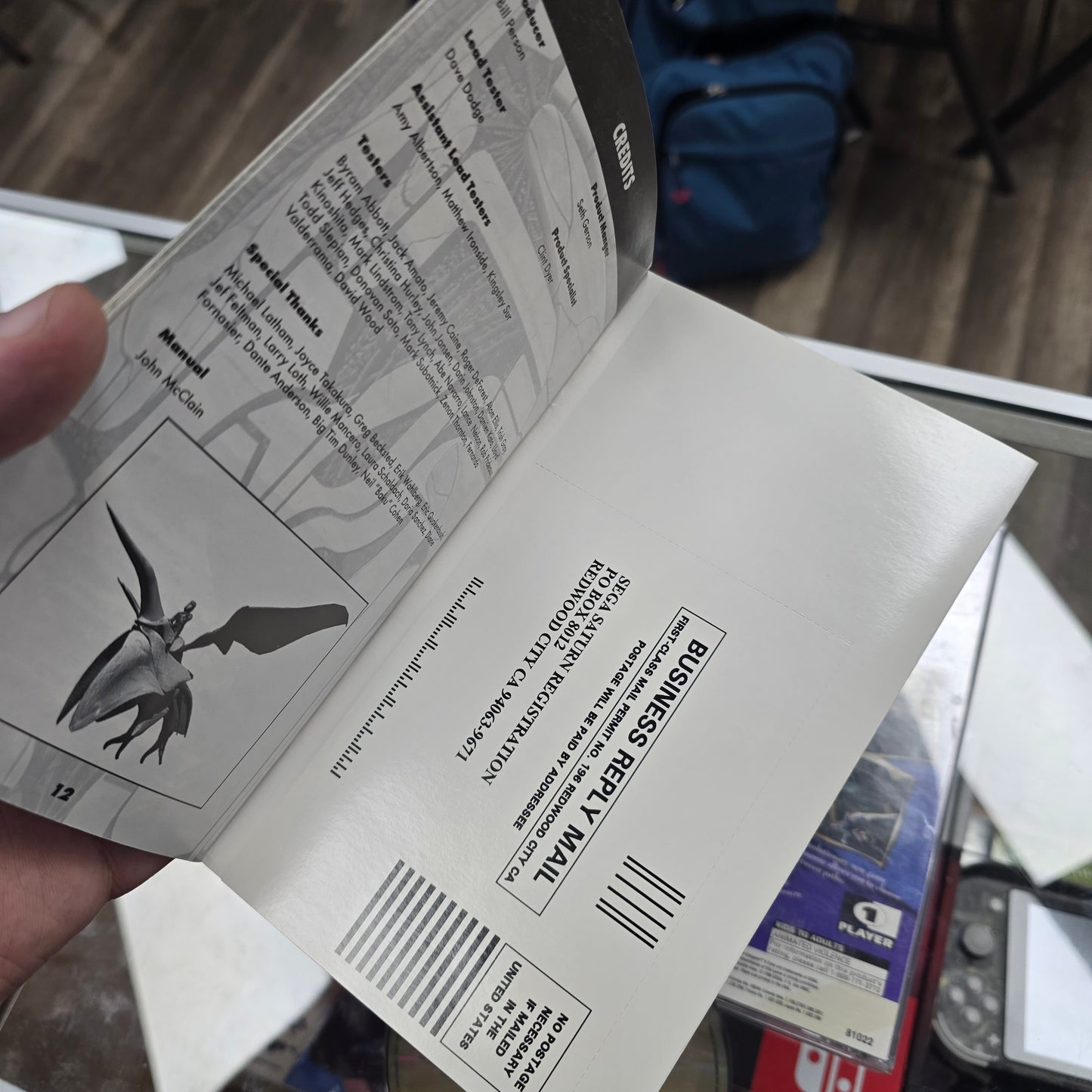 Panzer Dragoon II Zwei Sega Saturn with Registration Card
