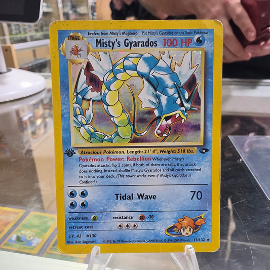 (HP) Misty's Gyarados - Gym Challenge 1st Edition