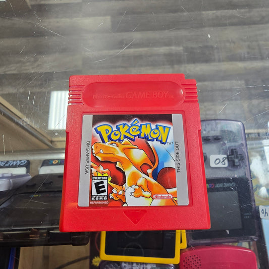Pokémon Red (REPRODUCTION LABEL) (Authentic Game) (Saves) Nintendo Gameboy
