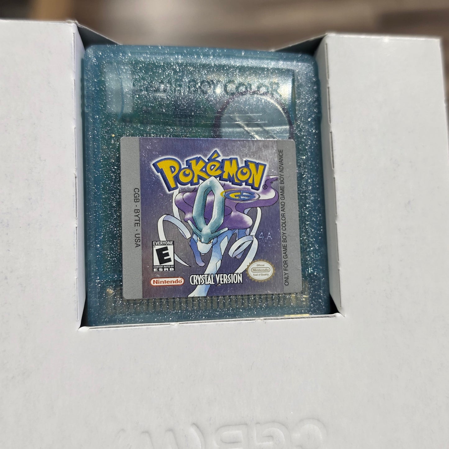 Pokémon Crystal (Authentic) CIB Nintendo Gameboy Color (Clean Box) - Misprint