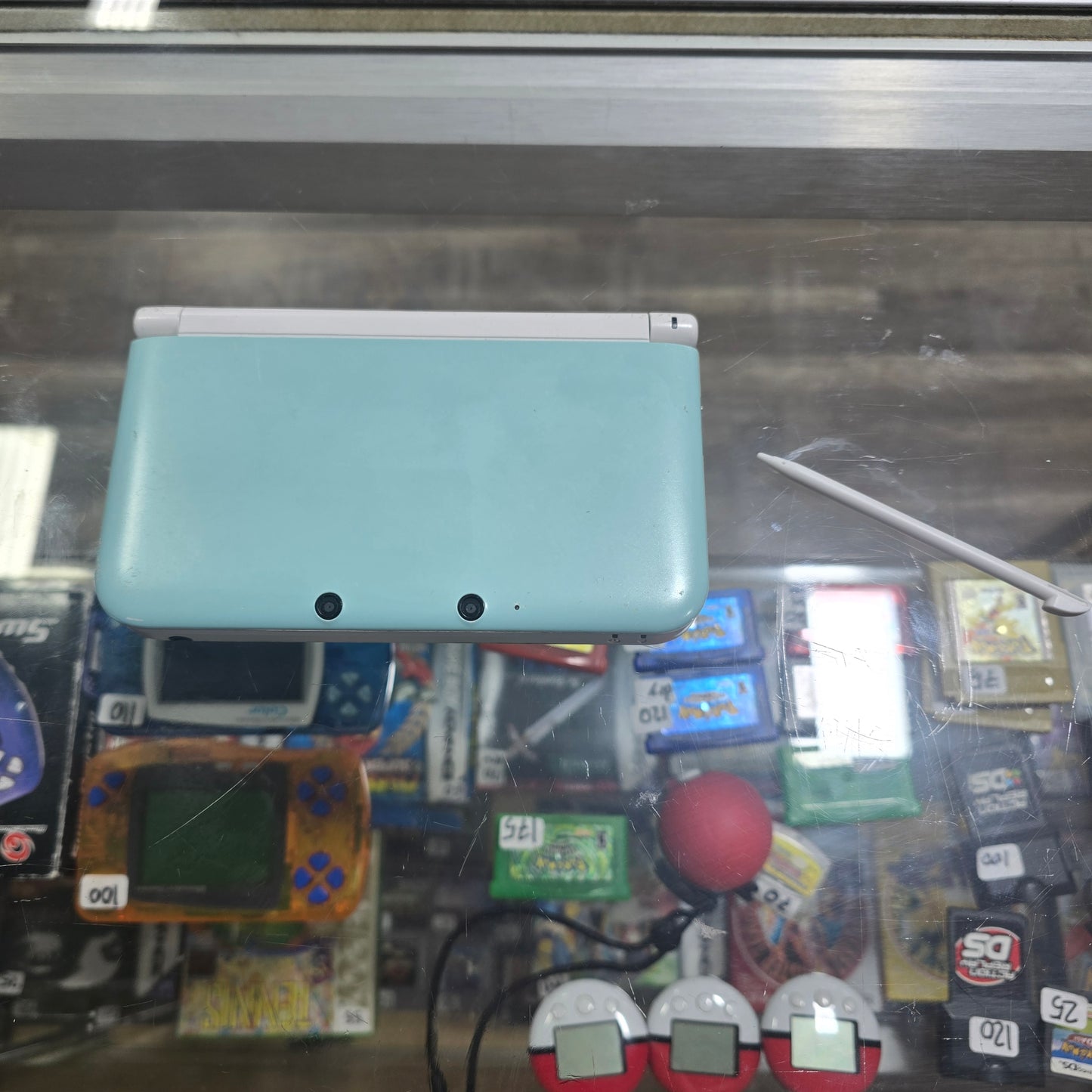 Nintendo 3DS LL Mint + White Handheld System with Digital Games and Charger (Check Condition)