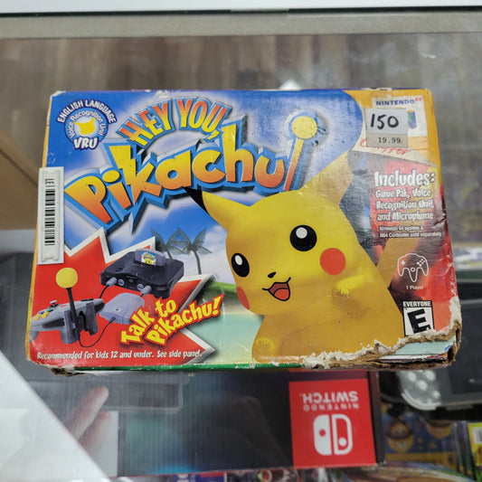 New Sealed Hey You Pikachu Nintendo 64 [Damaged Box]