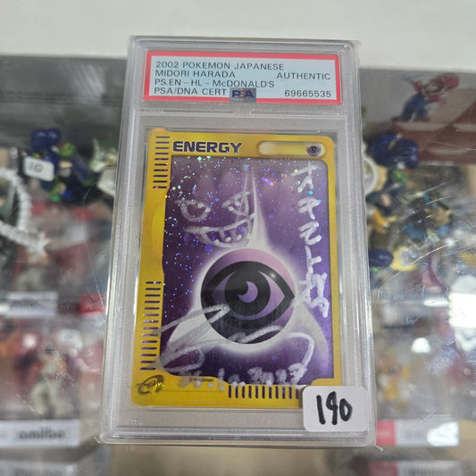 2002 Pokémon Japanese (Midoro Harada) PS.EN-HL-McDonald's (SIGNED)(Authentic)