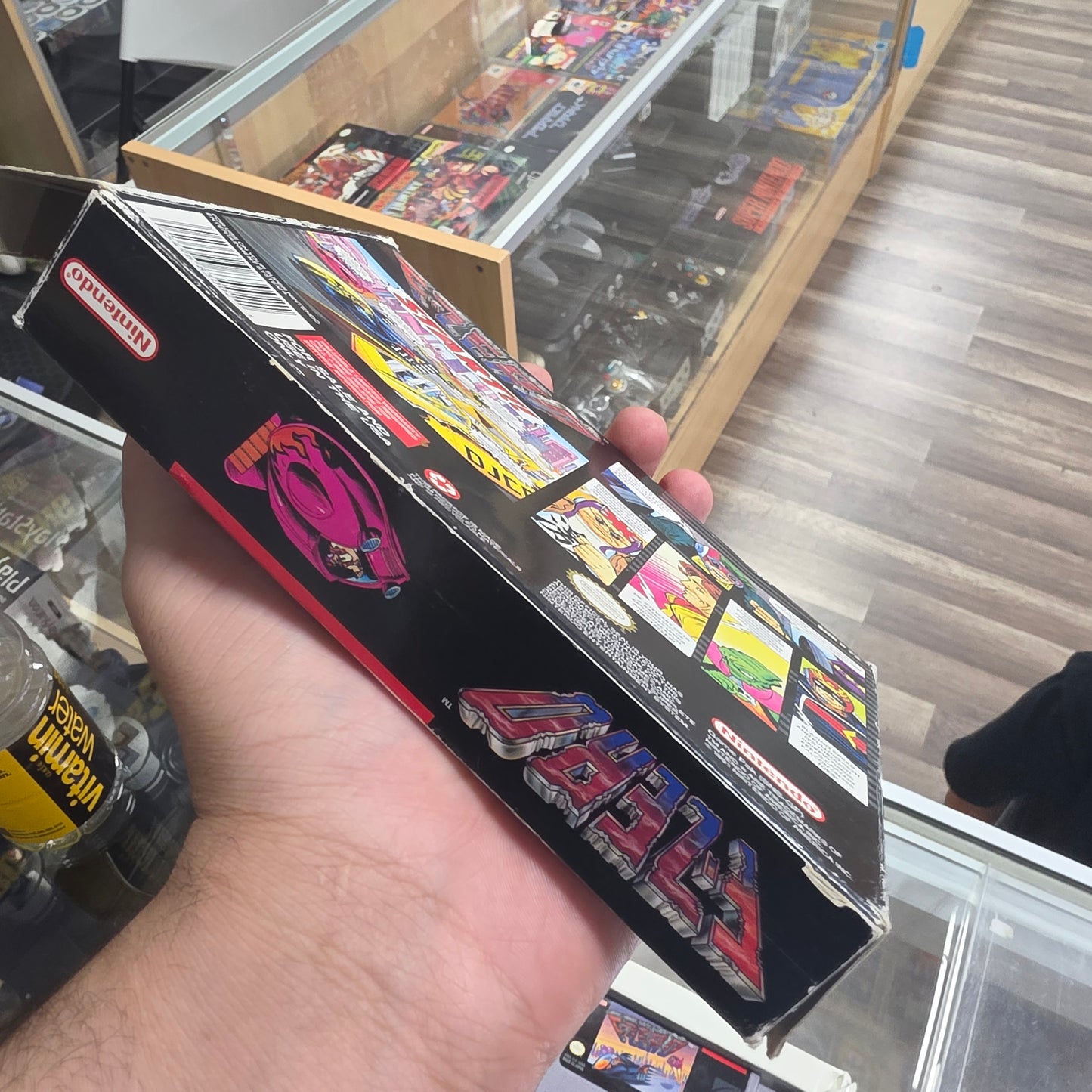 F-Zero CIB Super Nintendo with box protector