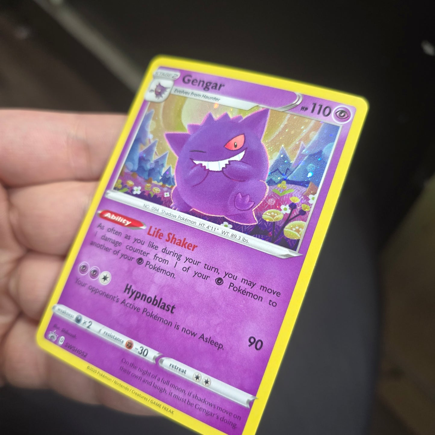 Gengar - SWSH052 - SWSH: Sword & Shield Promo Cards (NM)