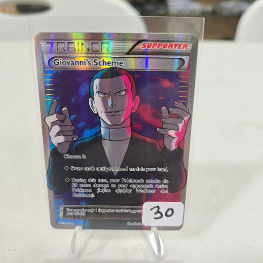 Giovanni's Scheme (Full Art) - XY - BREAKthrough (NM)