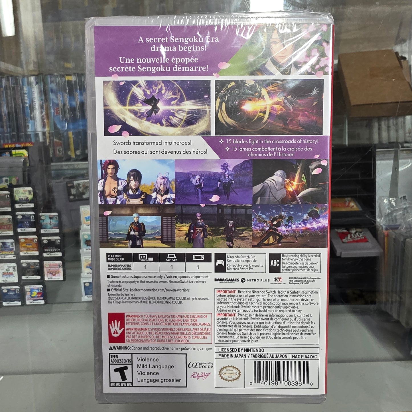 Touken Ranbu Warriors - Nintendo Switch New