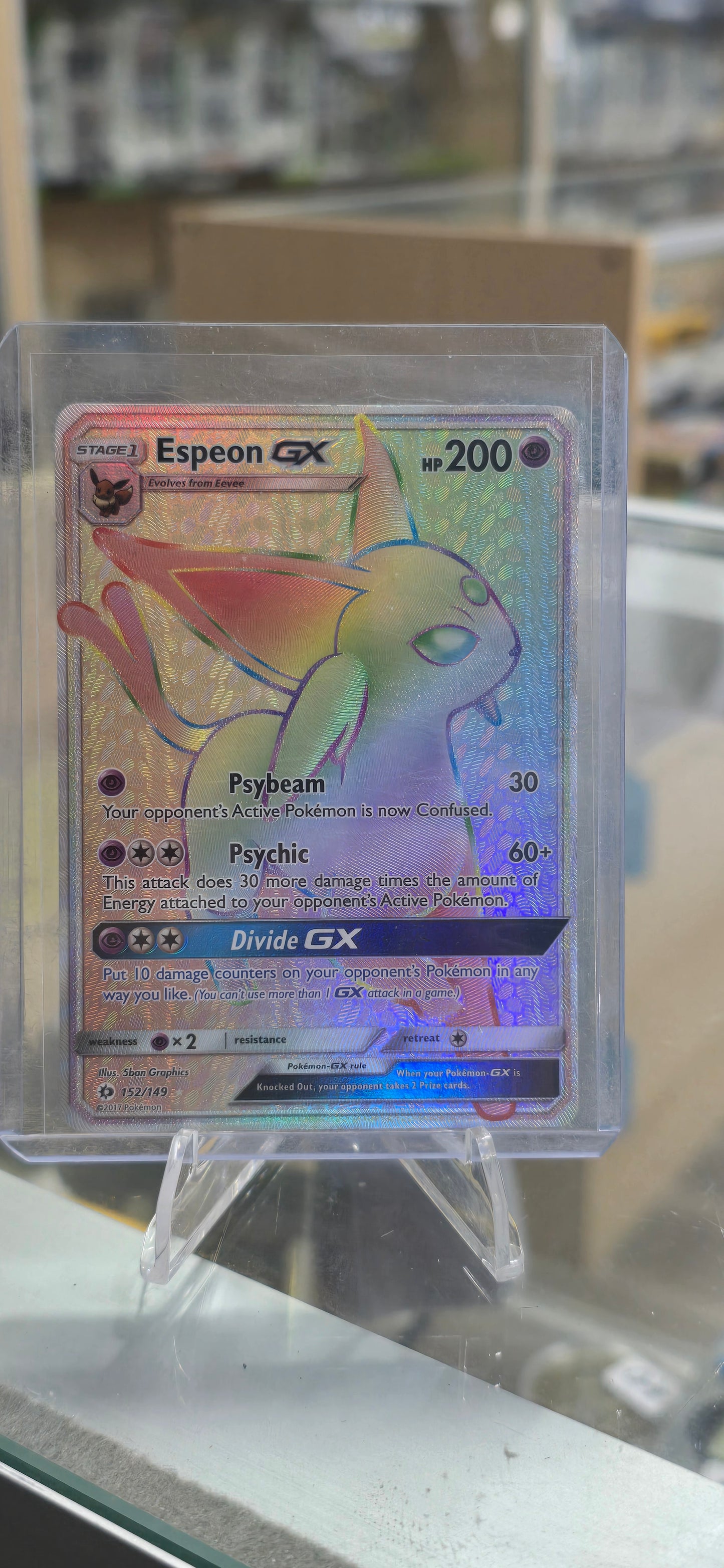 Espeon GX (Secret) - SM Base Set (NM)