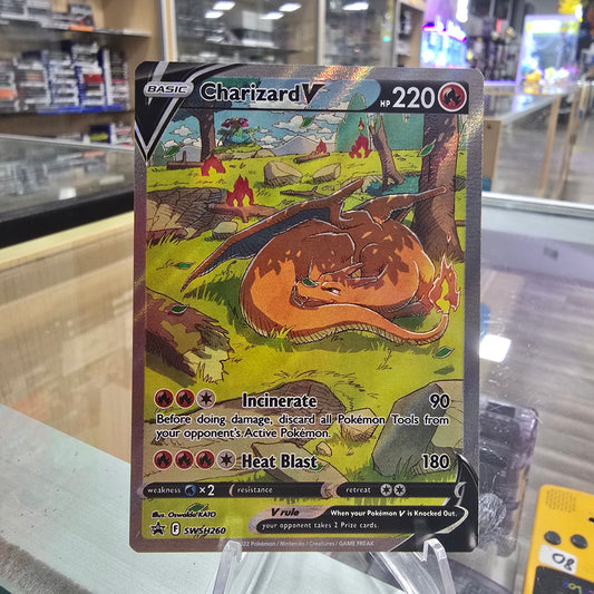 Charizard V - SWSH260 - SWSH: Sword & Shield Promo Cards (NM)