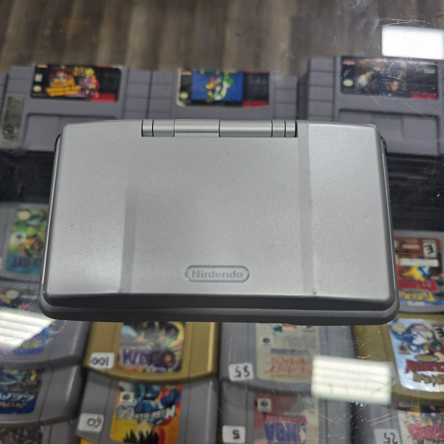 Silver Original Nintendo DS Handheld System with Charger