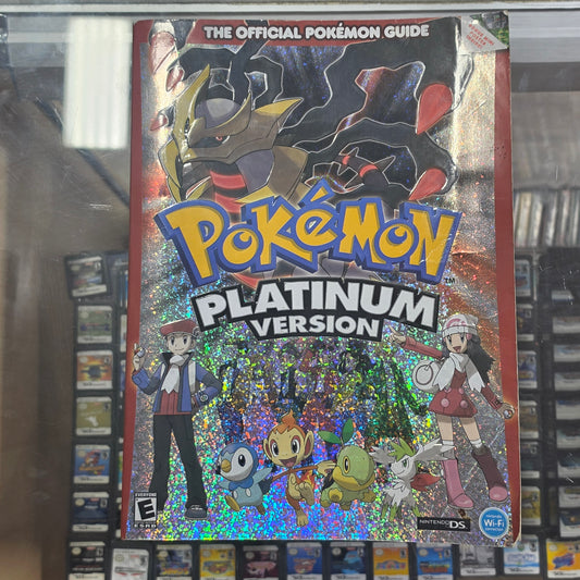 Pokémon Platinum Version Official Strategy Guide Book - No Map Poster