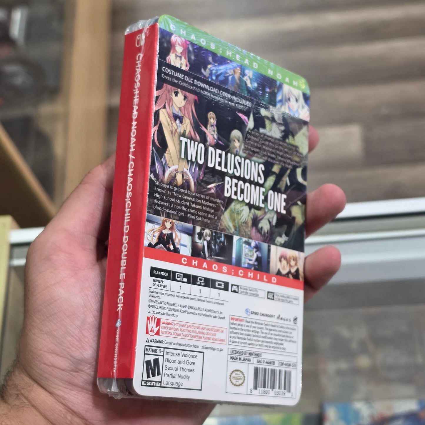Chaos;Head Noah & Chaos;Head Child Double Pack [Steelbook Edition] Nintendo Switch (UNOPENED)