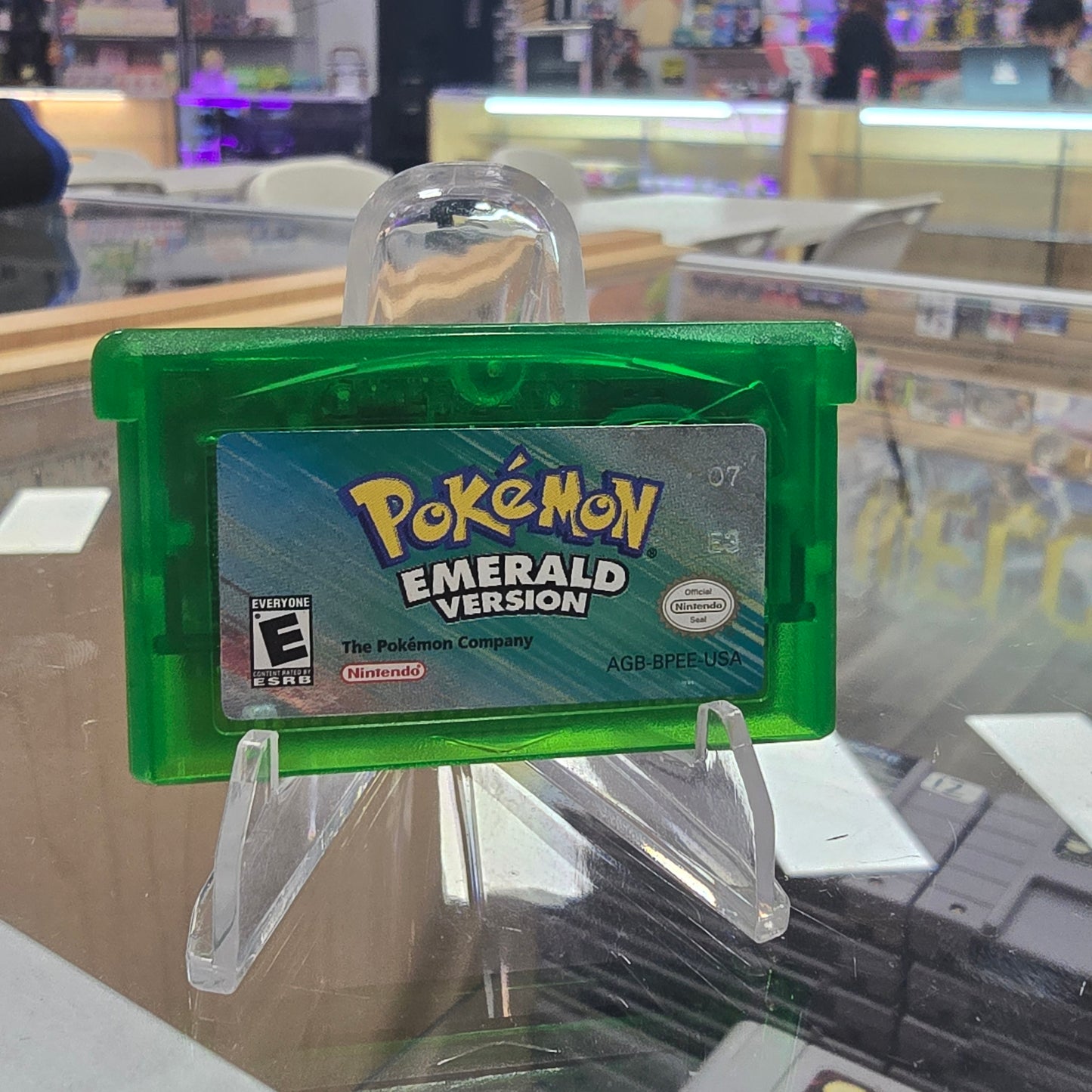Pokémon Emerald (Authentic) (Clean Label) Nintendo Gameboy Advance (Dry Battery)