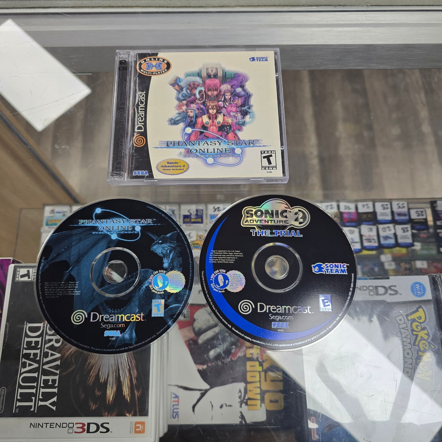 Phatasy Star Online with Sonic Adventure 2 Trial Disc Sega Dreamcast