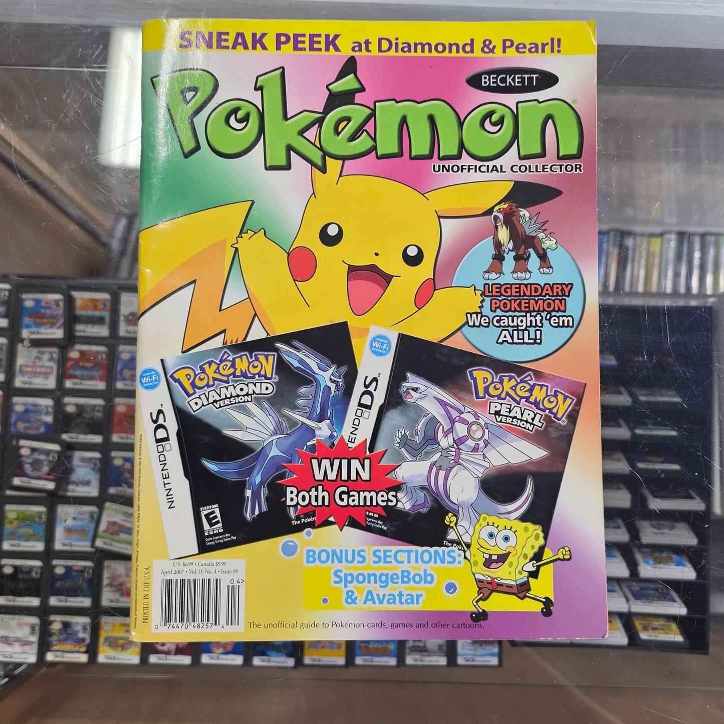 Beckett Pokémon Unofficial Collector Magazine 2007 with Poster
