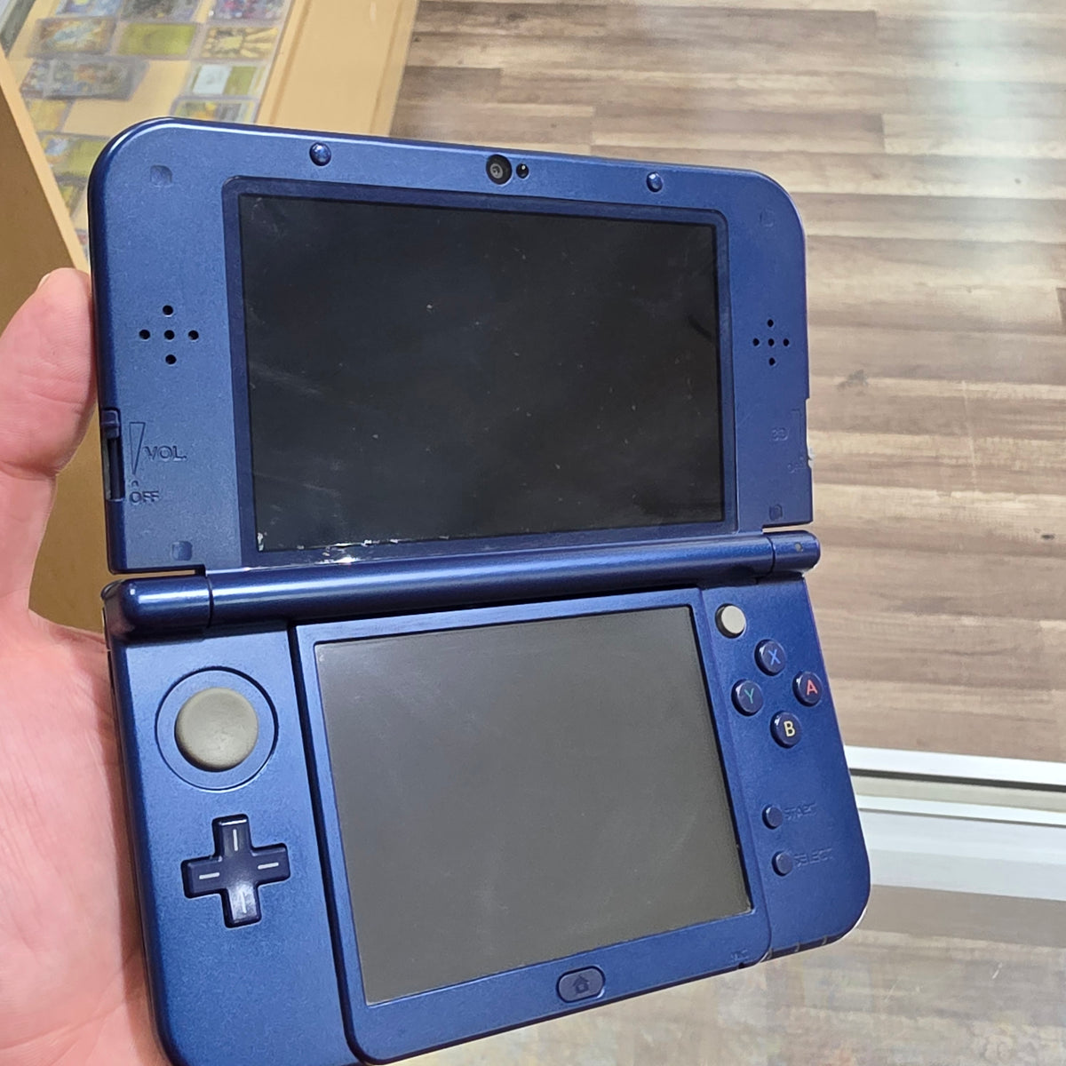 (113) New Nintendo 3DS XL Handheld System (Blue) w/ Charger (Region Free)(JAPANESE TO US) (DIGITAL GAMES)